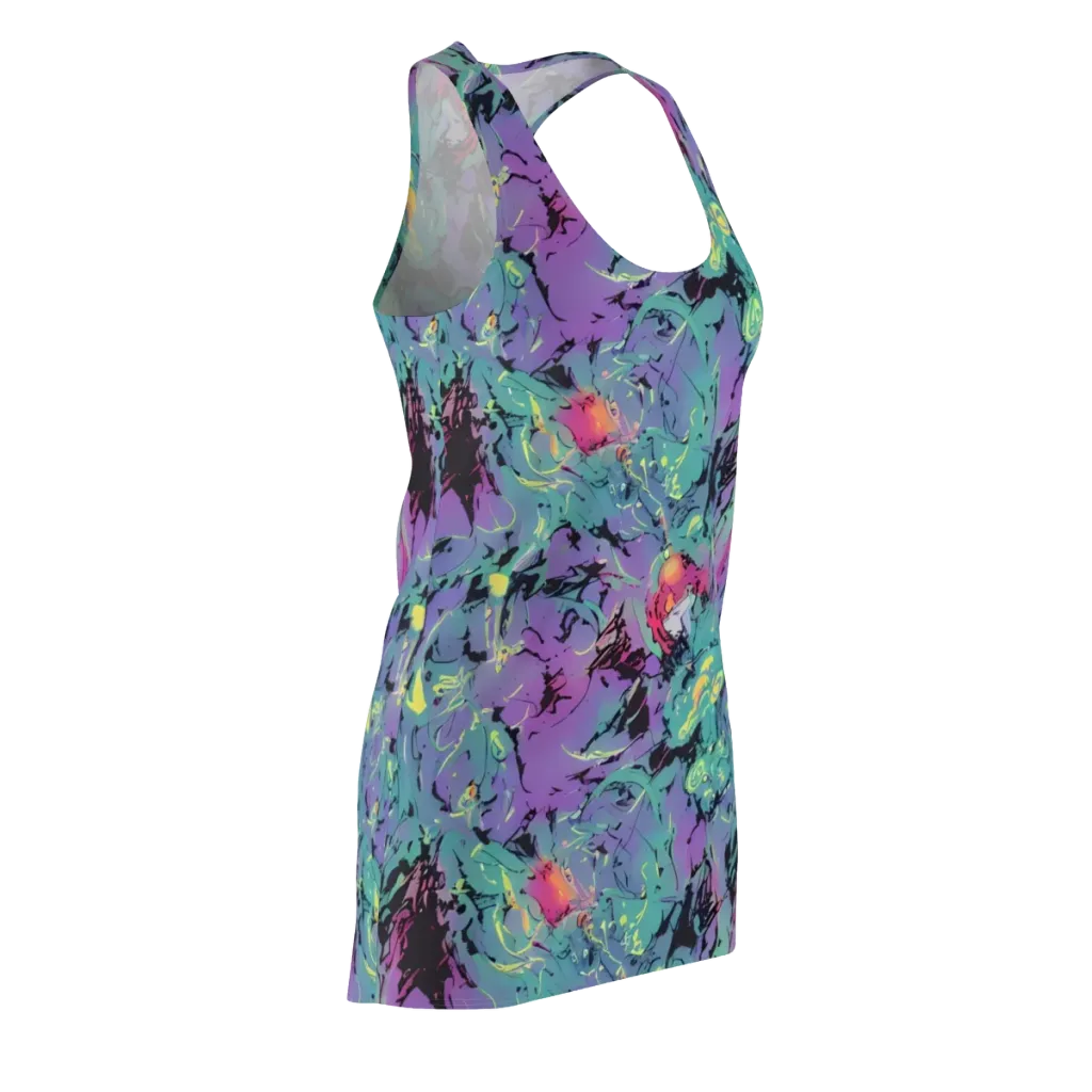 Dreamwave Flux on Racerback Dress — Front Side