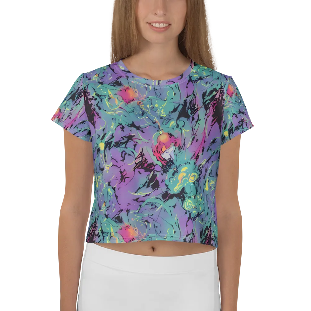 Dreamwave Flux on Crop Tee — Front