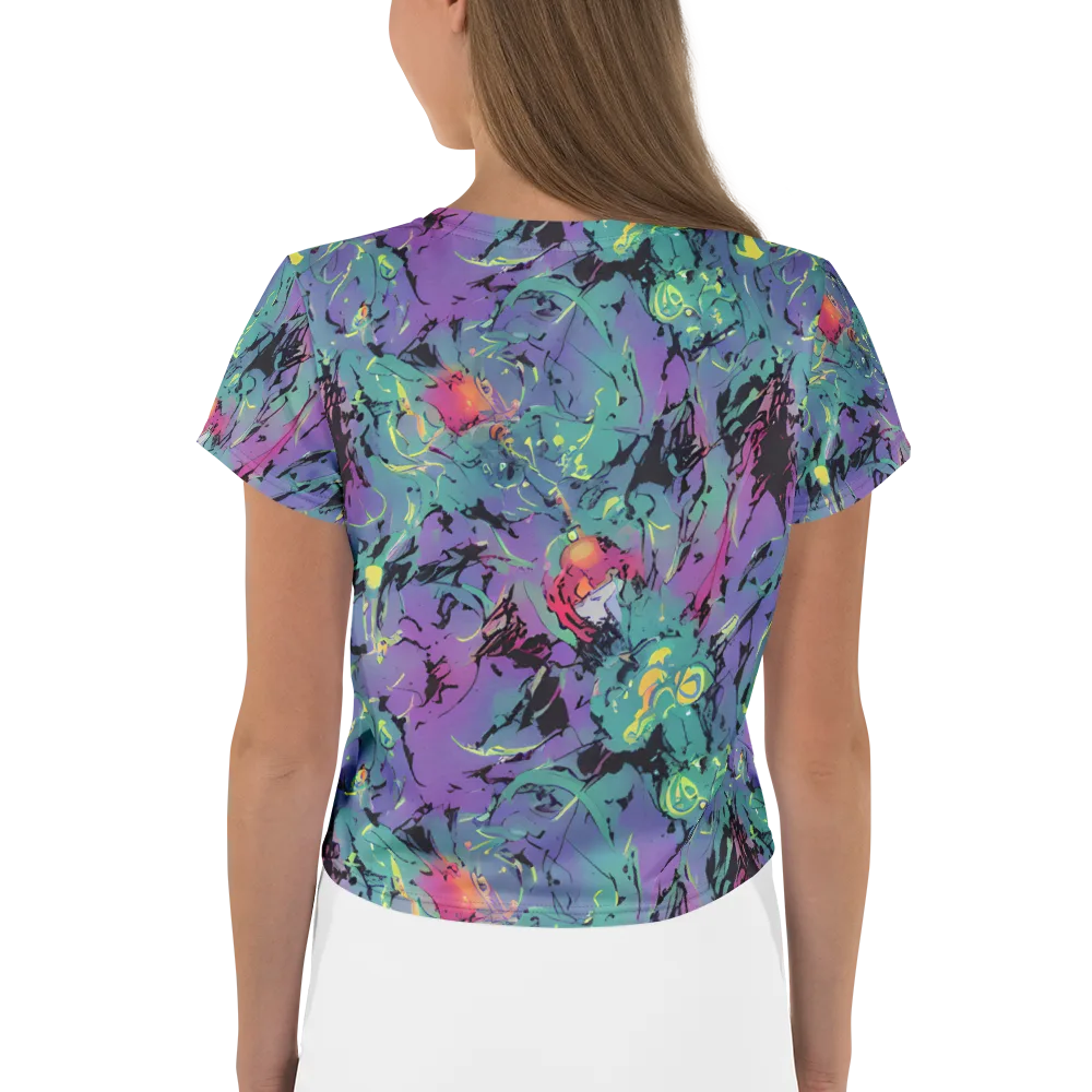 Dreamwave Flux on Crop Tee — Back