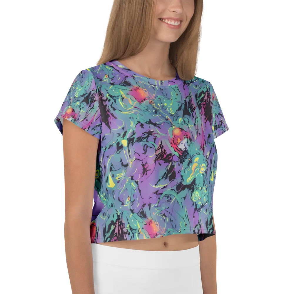 Dreamwave Flux on Crop Tee — Right