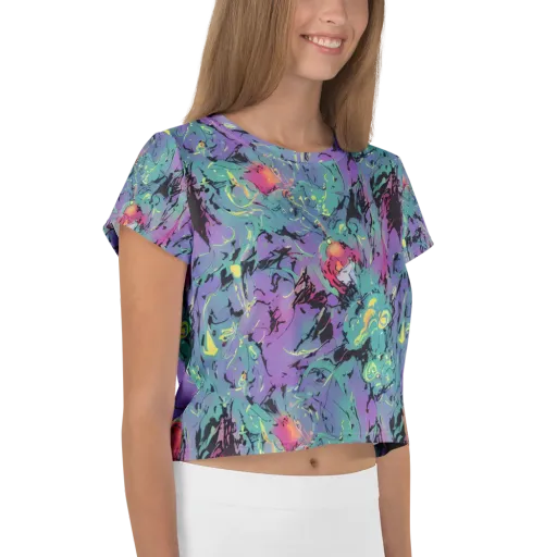 Dreamwave Flux on a Crop Tee