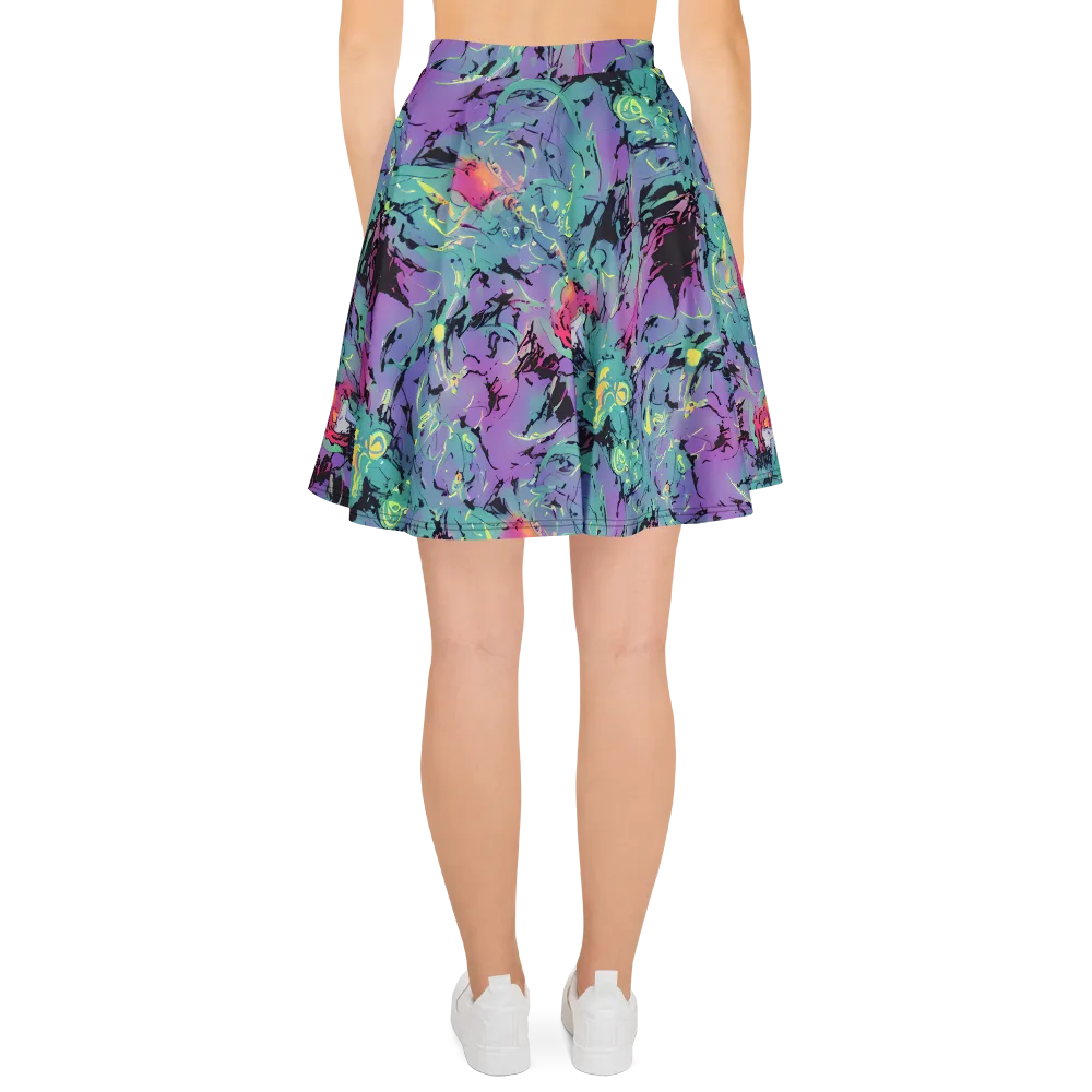 Dreamwave Flux on Skater Skirt — Back