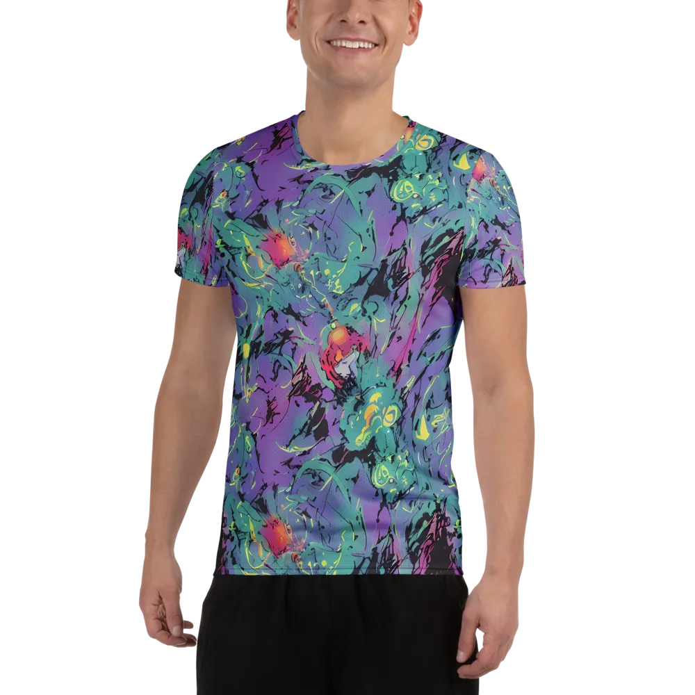 Dreamwave Flux on Men's Athletic T-Shirt — Front