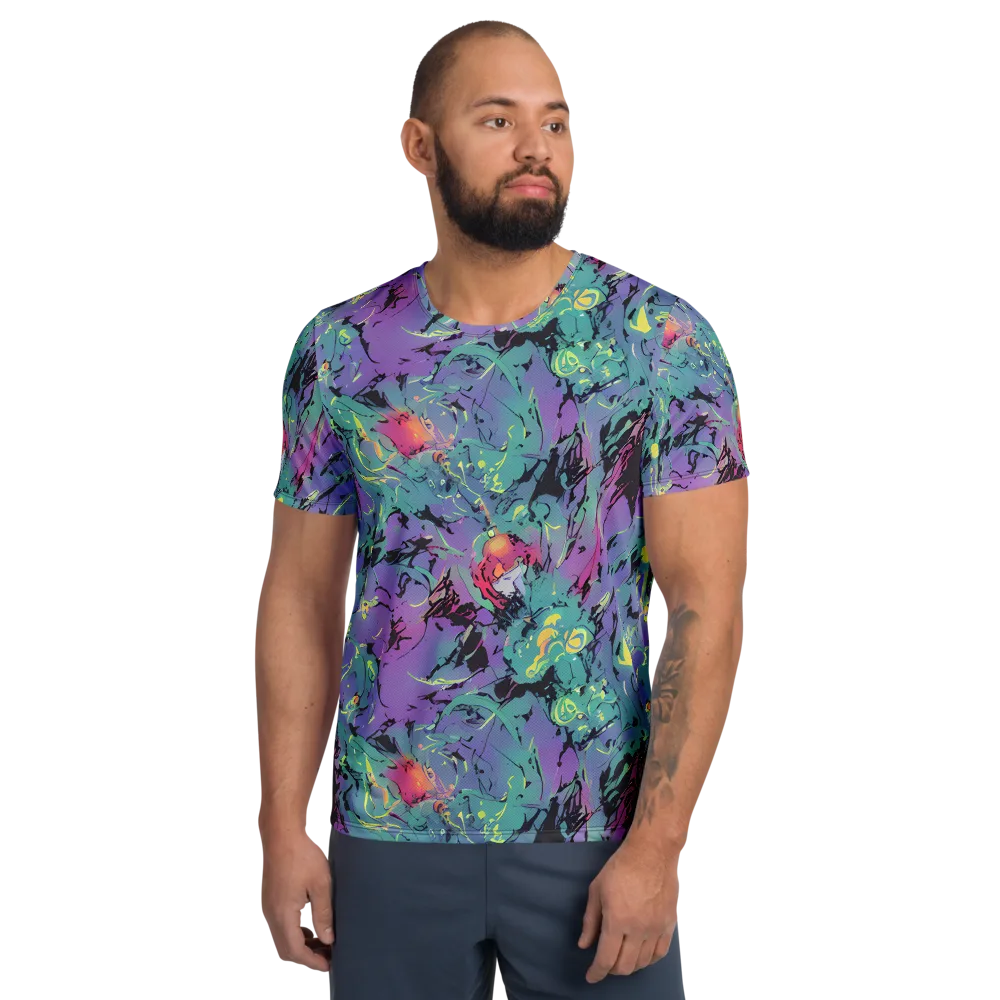 Dreamwave Flux on Men's Athletic T-Shirt — Front