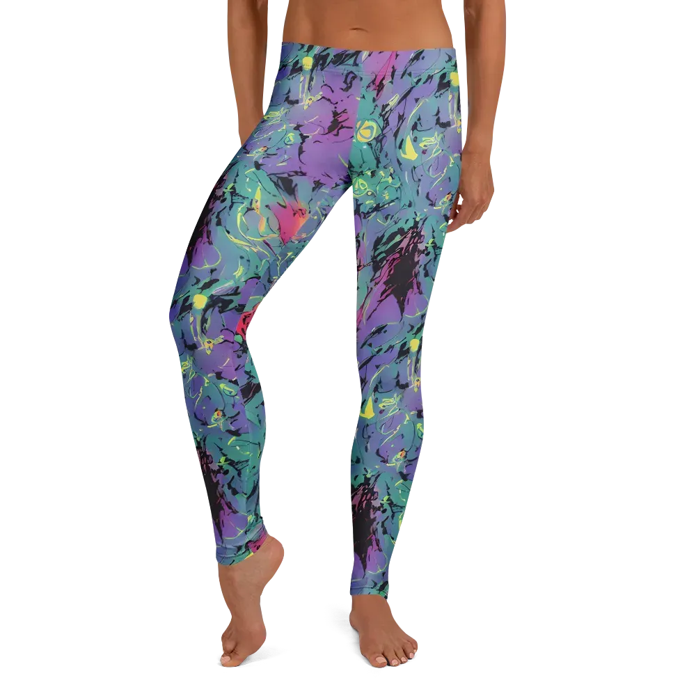 Dreamwave Flux on Leggings — Front