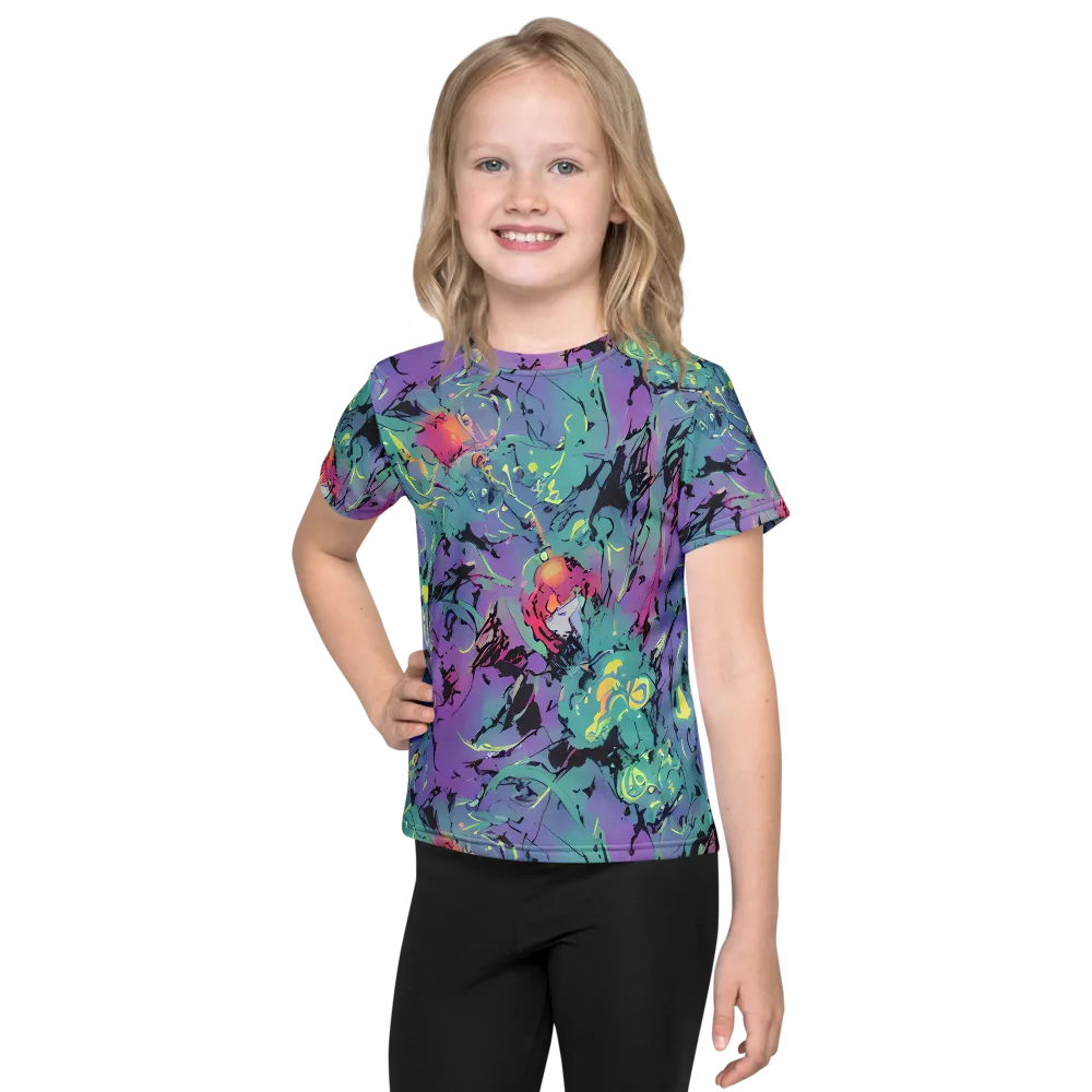 Dreamwave Flux on Kids Crew Neck T-Shirt — Front