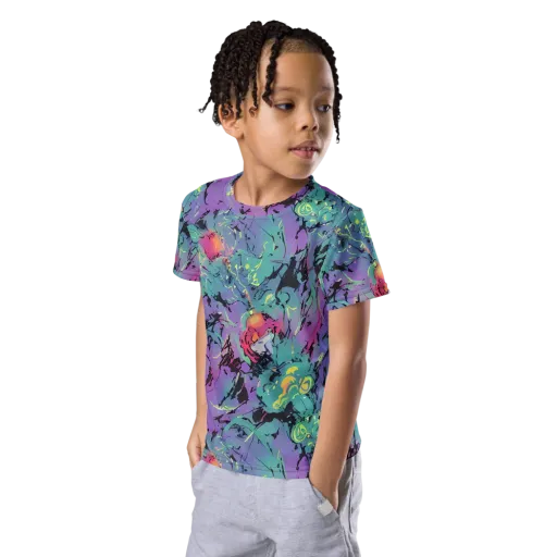 Dreamwave Flux on a Kids Crew Neck T-Shirt
