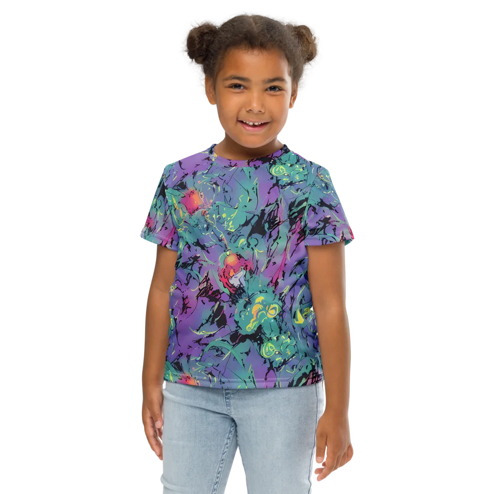 Dreamwave Flux on Kids Crew Neck T-Shirt — Front