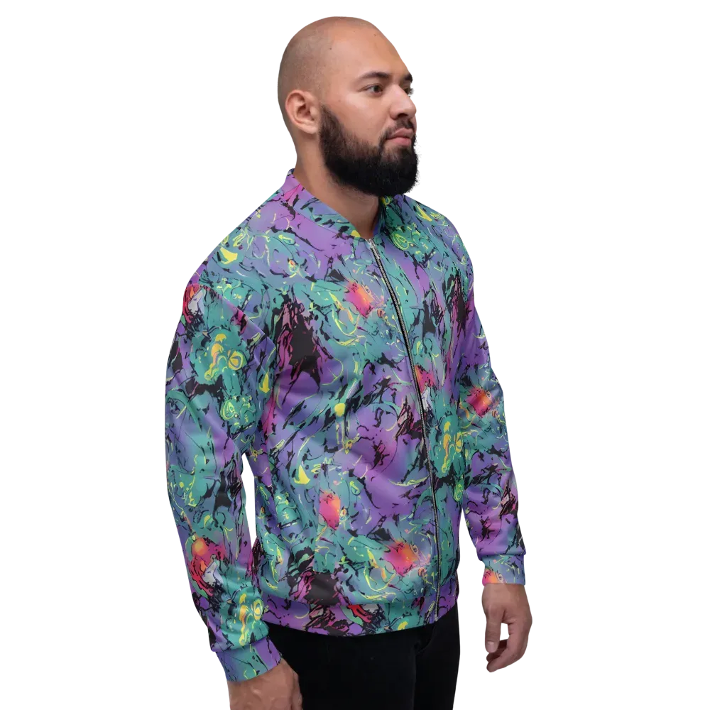 Dreamwave Flux on Bomber Jacket — Right