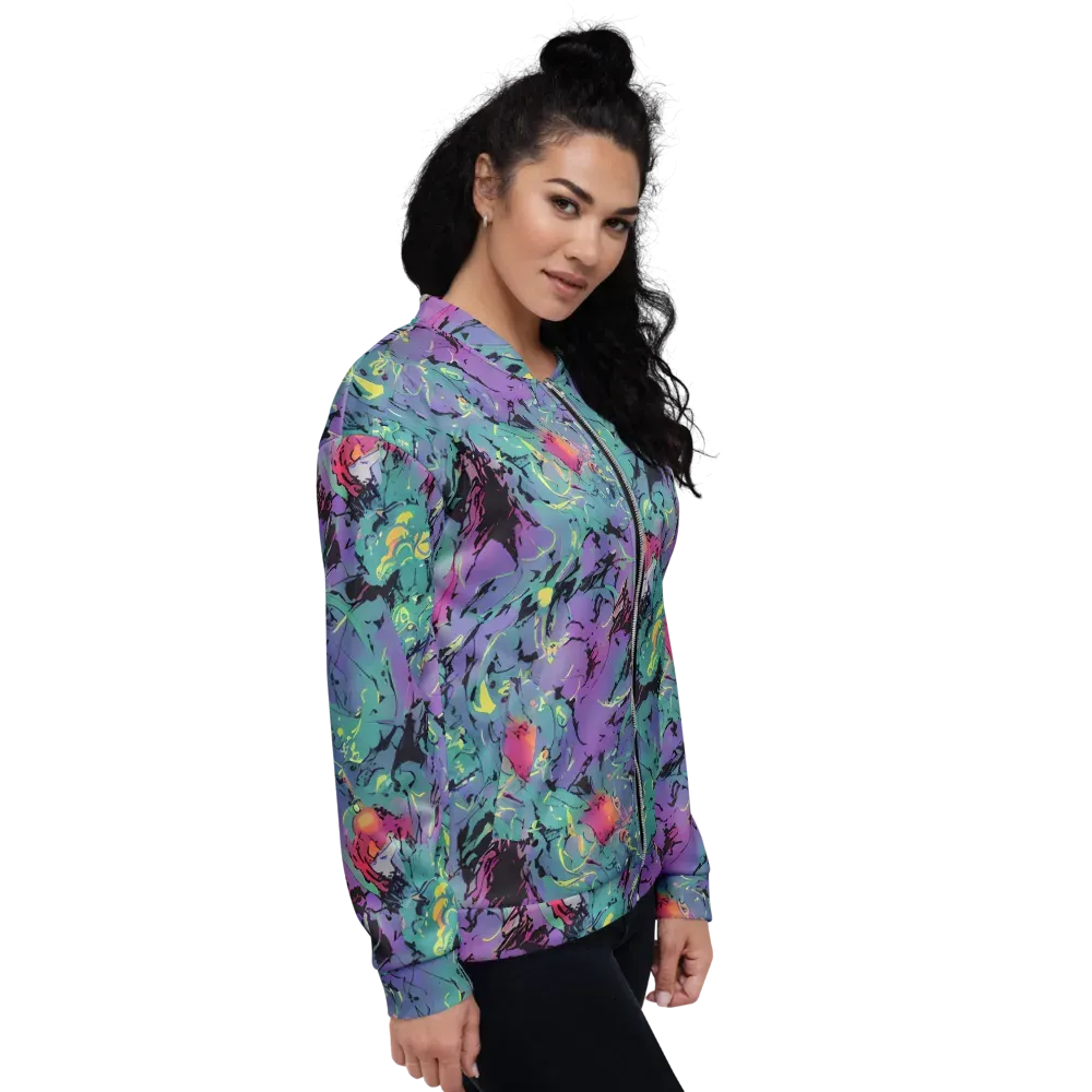 Dreamwave Flux on Bomber Jacket — Right