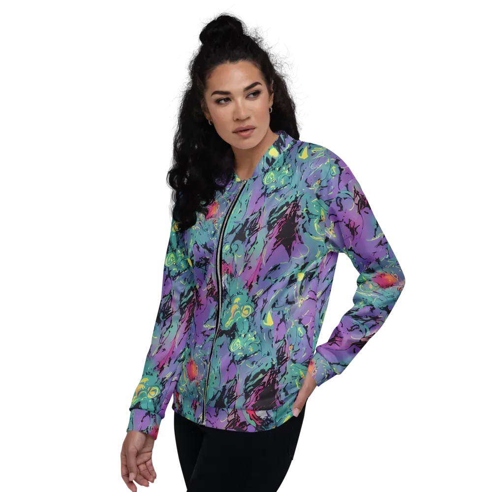 Dreamwave Flux on Bomber Jacket — Left