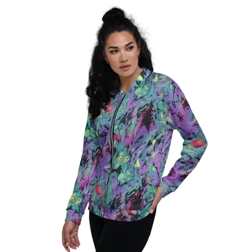 Dreamwave Flux on a Bomber Jacket