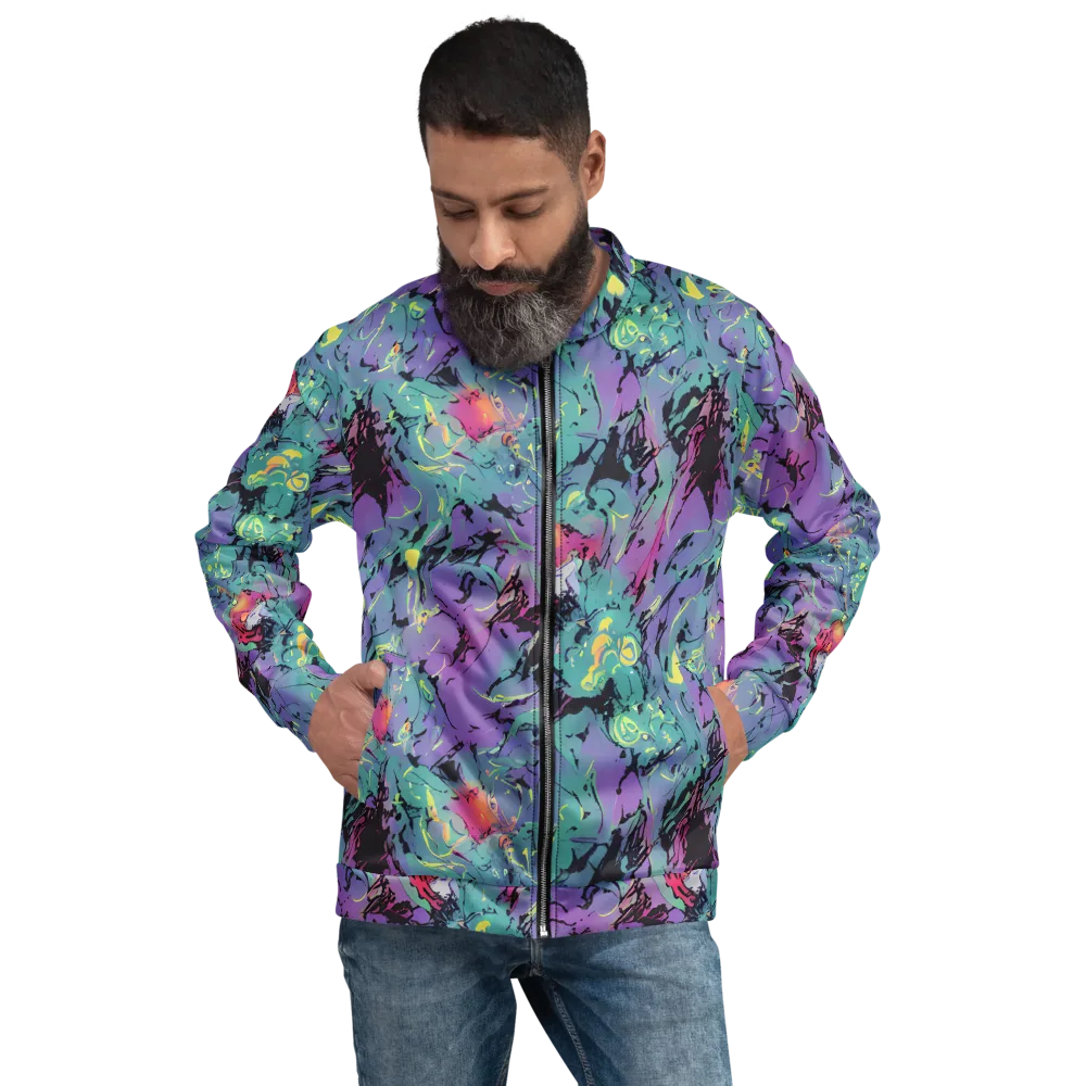 Dreamwave Flux on Bomber Jacket — Front