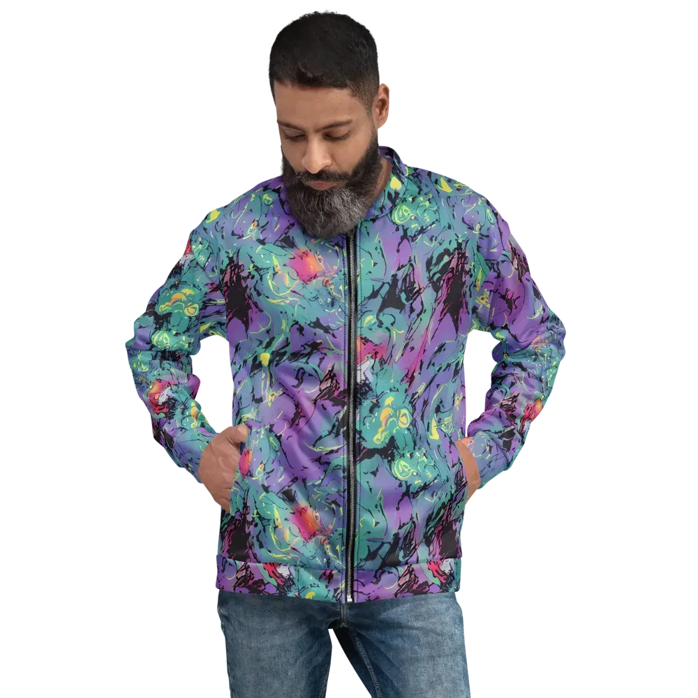 Dreamwave Flux on Bomber Jacket — Front