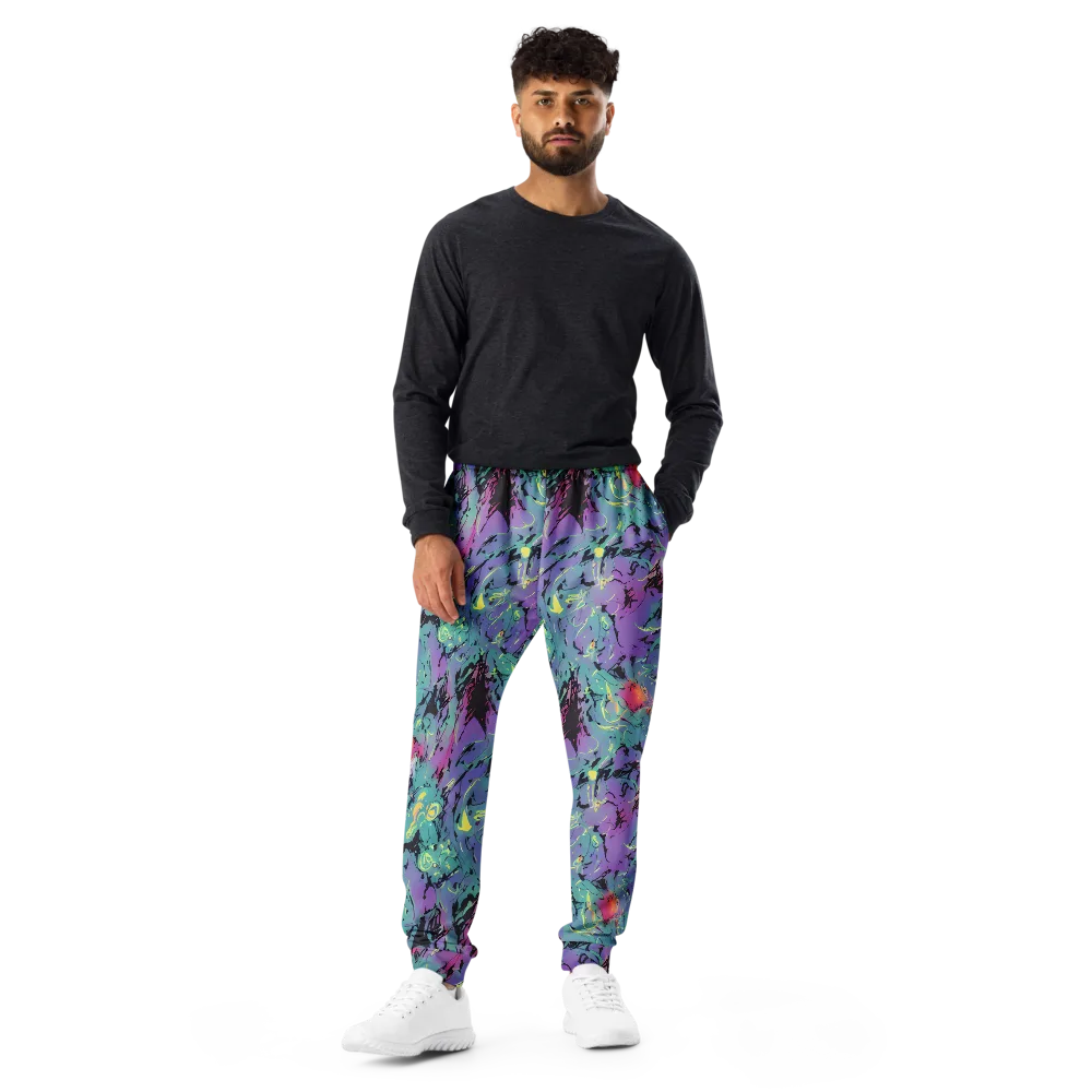 Dreamwave Flux on Men's Joggers — Front
