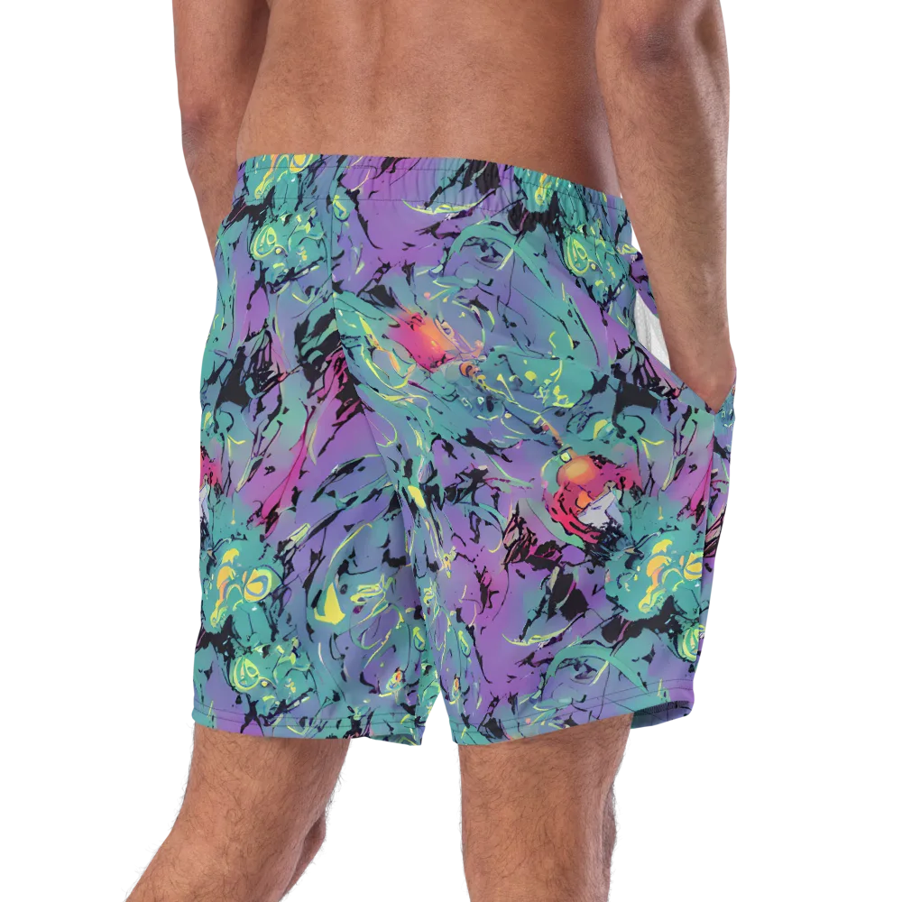 Dreamwave Flux on Swim Trunks — Right Back