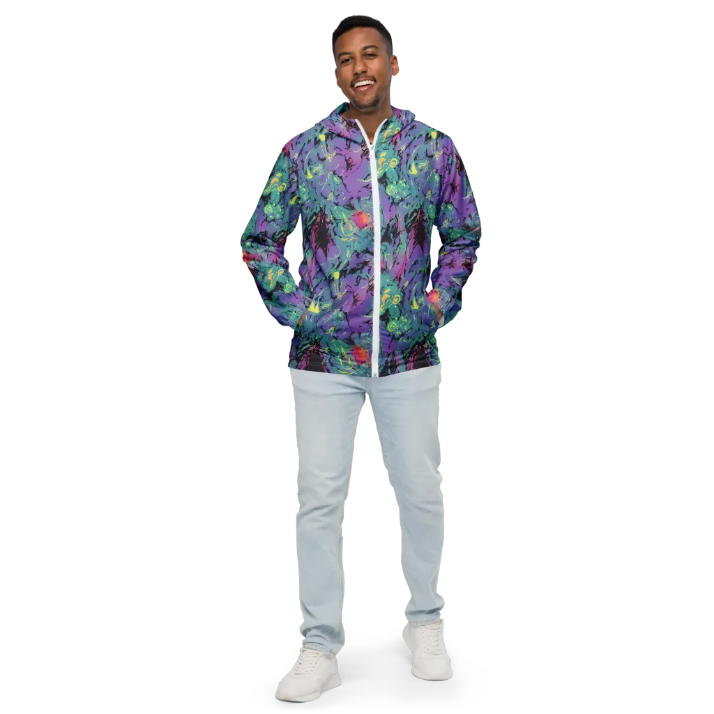 Dreamwave Flux on Men's Windbreaker — Front