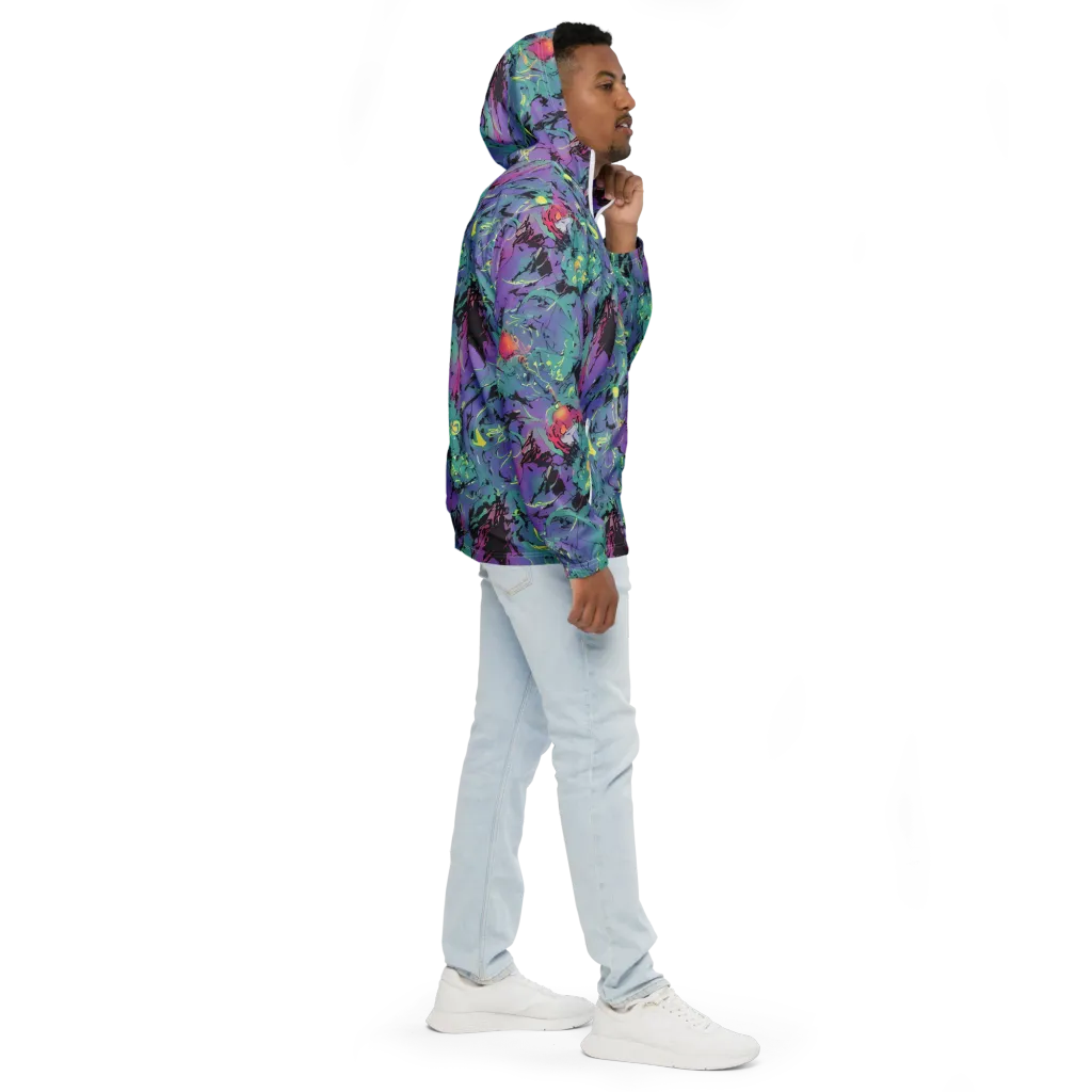 Dreamwave Flux on Men's Windbreaker — Right
