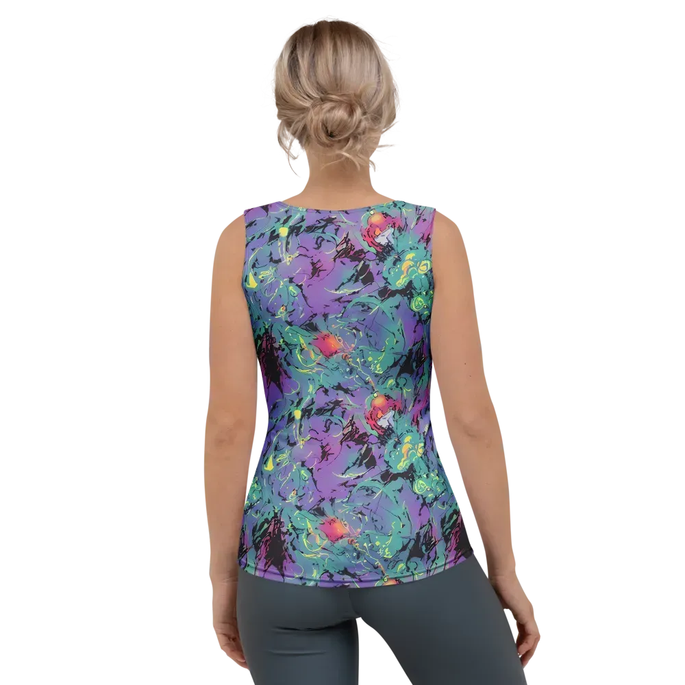 Dreamwave Flux on Women's Tank Top — Back