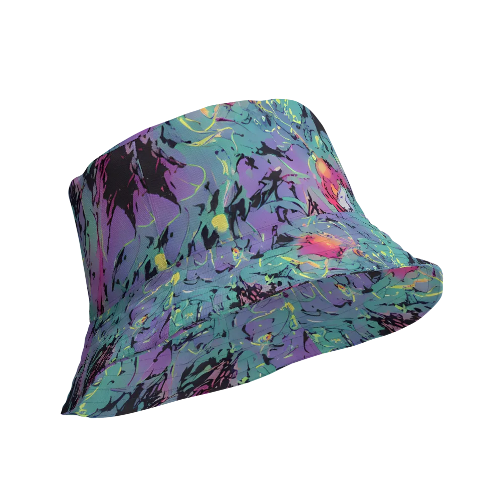 Dreamwave Flux on Reversible Bucket Hat — Product details Outside