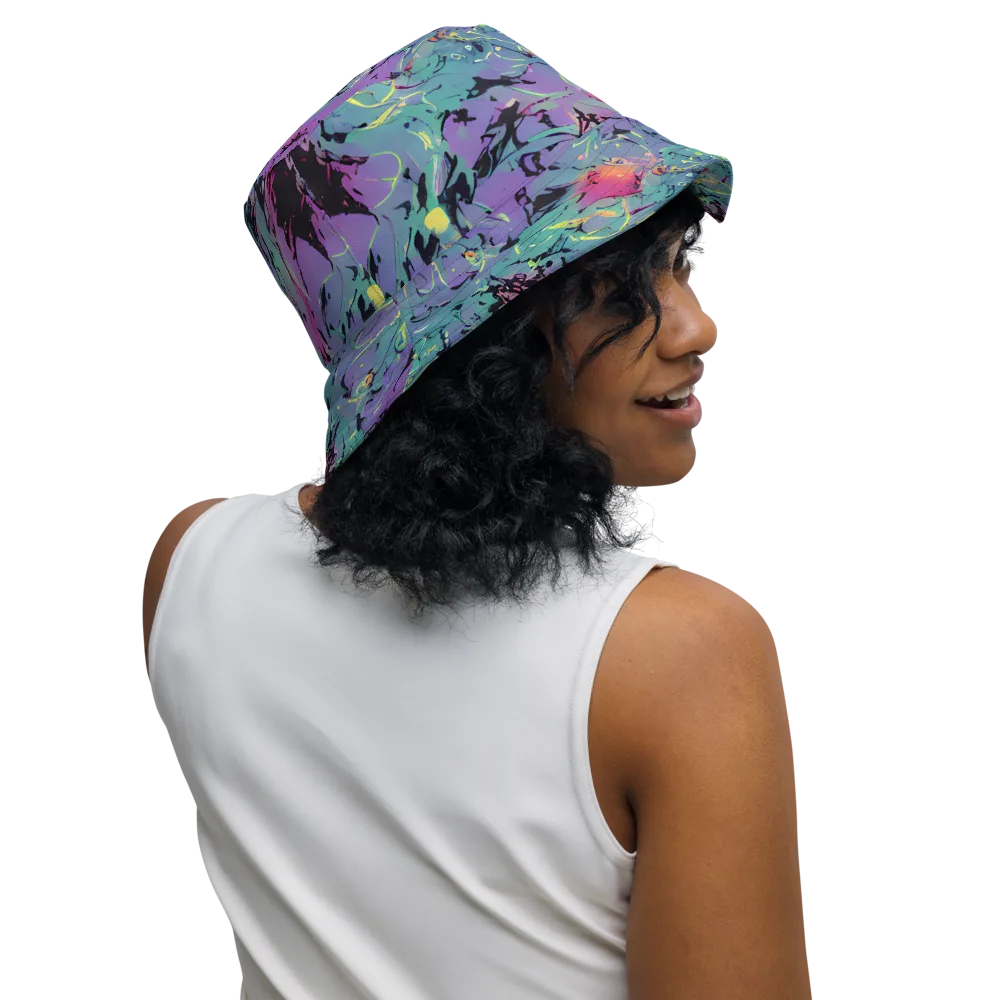 Dreamwave Flux on Reversible Bucket Hat — Right Outside