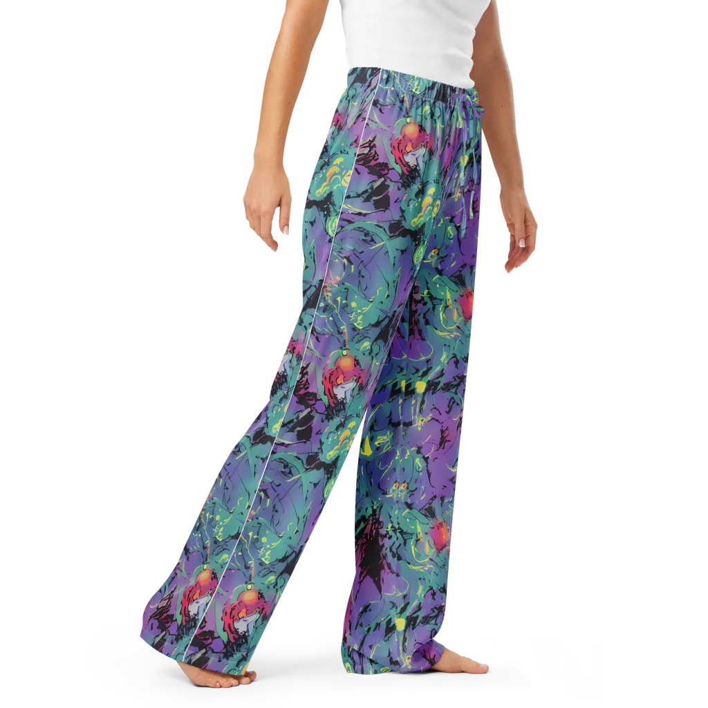 Dreamwave Flux on Women's Pajama Pants — Right Front