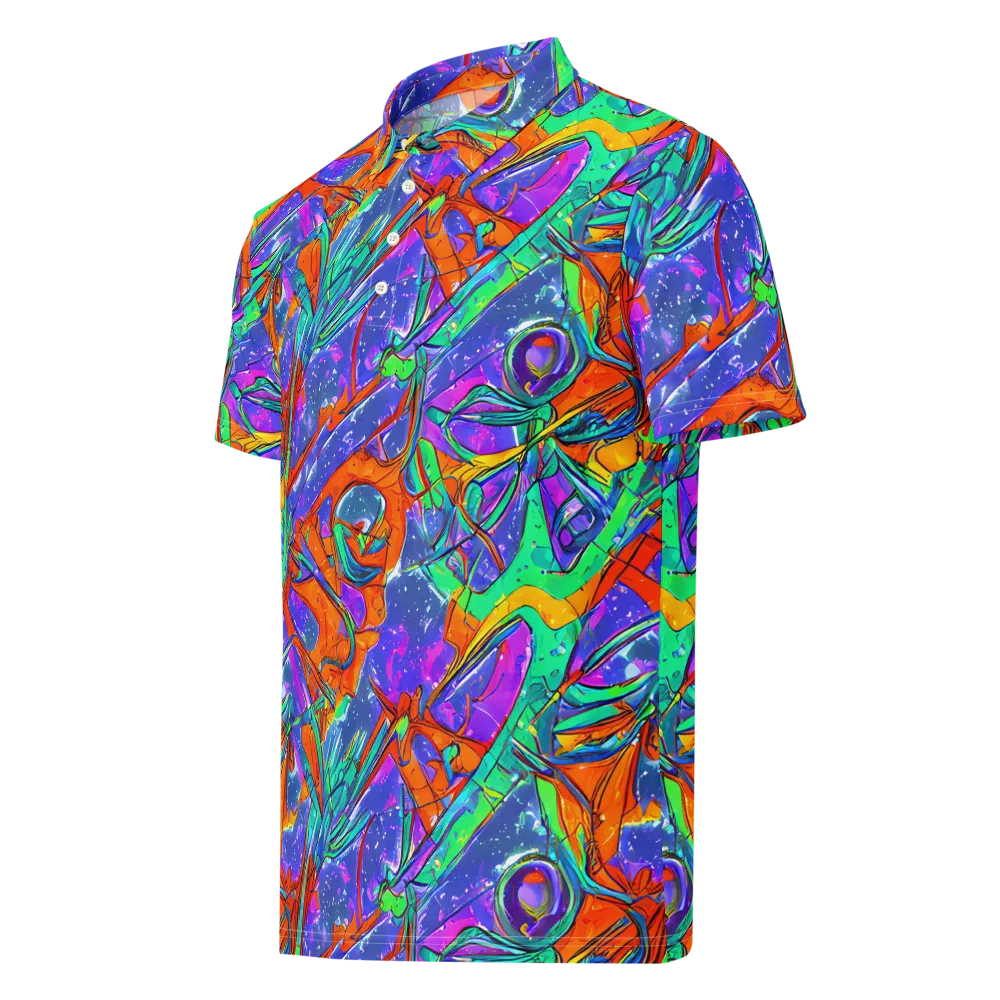 Hypercolor Splash on Men's Slim Fit Polo Shirt — Left Front