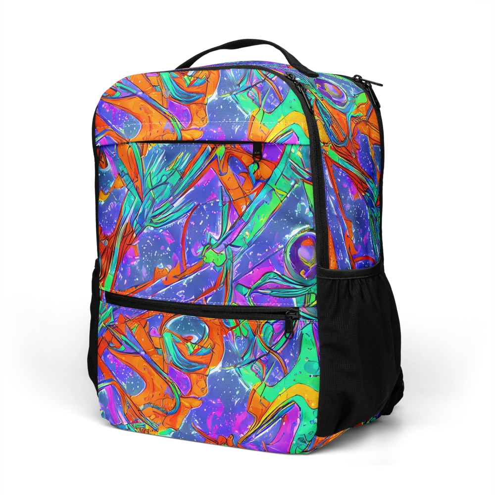 Hypercolor Splash on Utility Backpack — Left Front