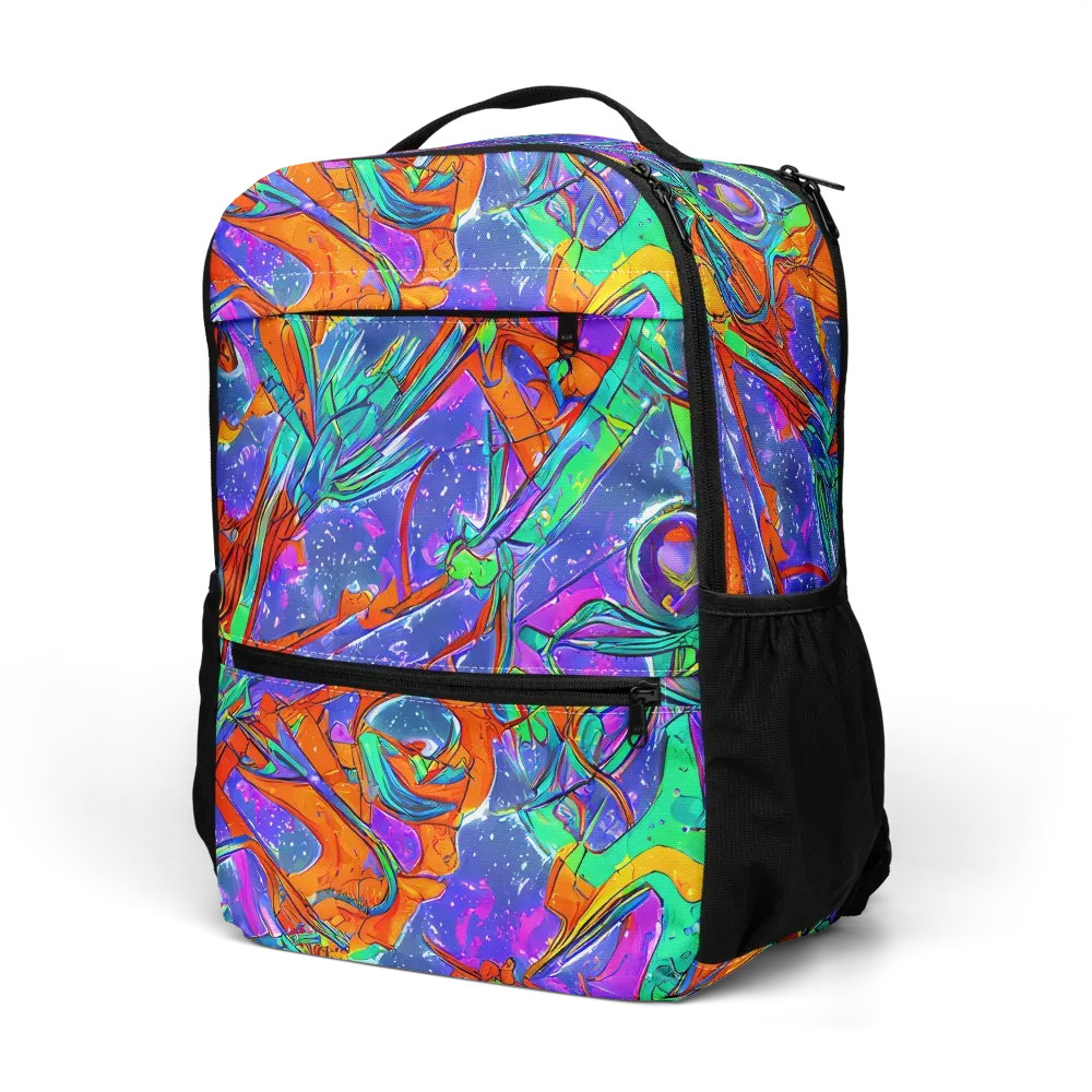 Hypercolor Splash on Utility Backpack — Left Front