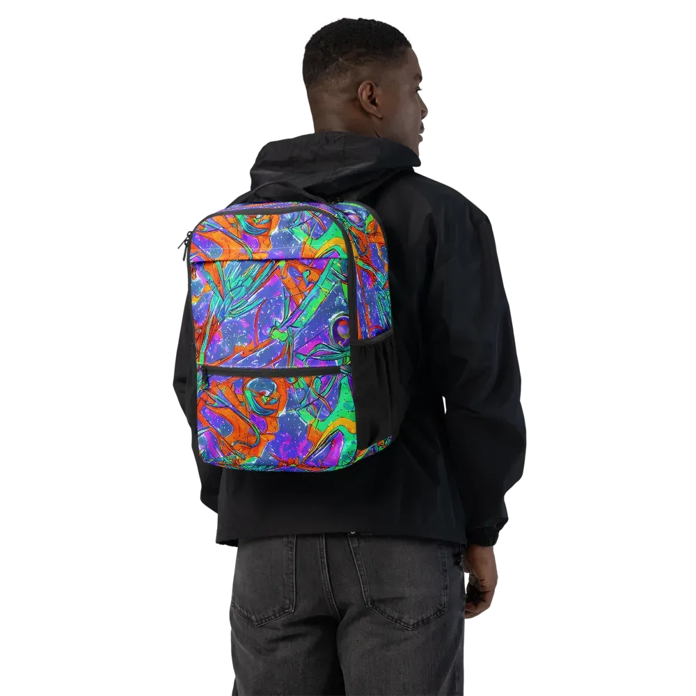Hypercolor Splash on Utility Backpack — Back