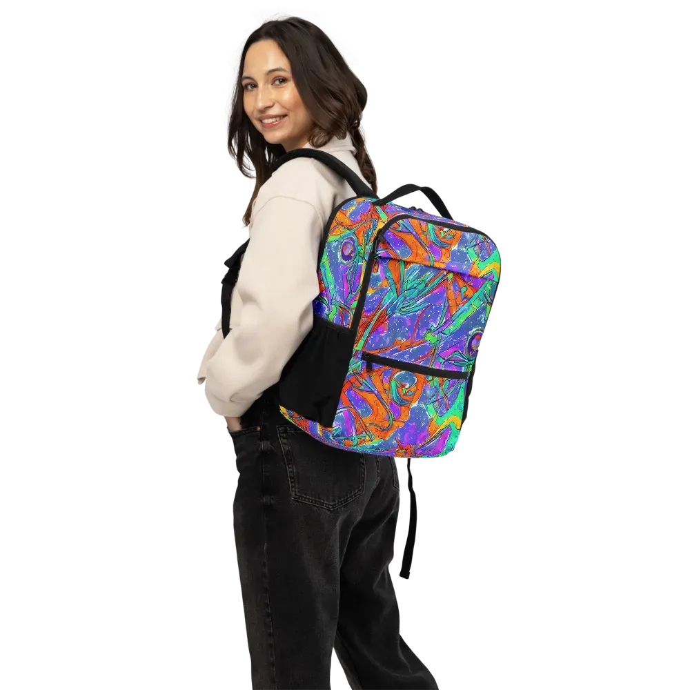 Hypercolor Splash on Utility Backpack — Back