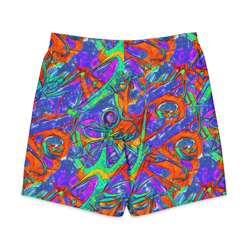 Hypercolor Splash on Men's Board Shorts — Back