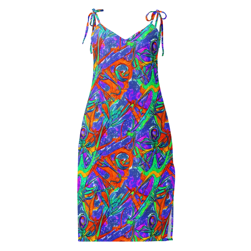 Hypercolor Splash on Slip Dress — Front