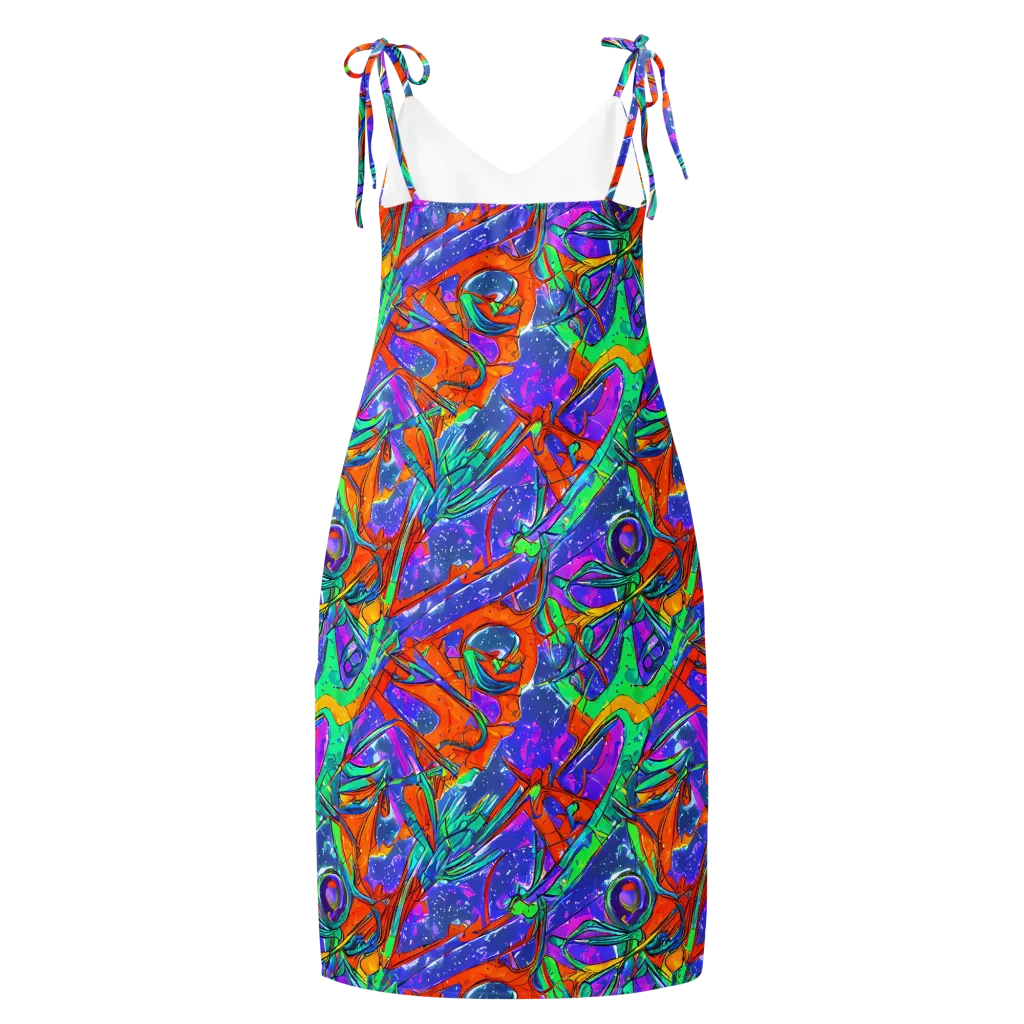 Hypercolor Splash on Slip Dress — Back