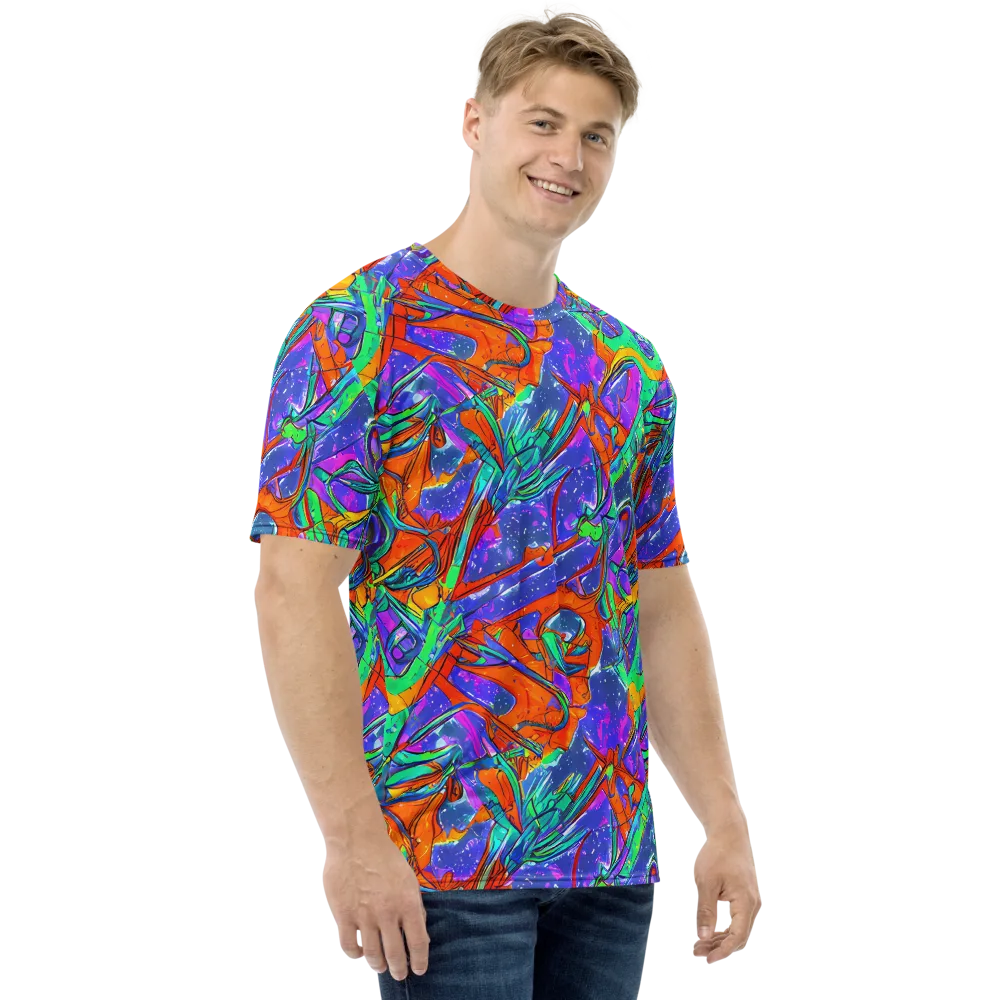 Hypercolor Splash on Men's Crew Neck T-Shirt — Right