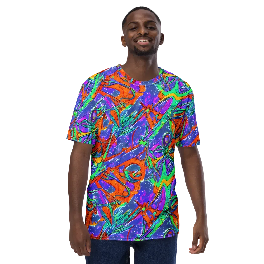 Hypercolor Splash on Men's Crew Neck T-Shirt — Front