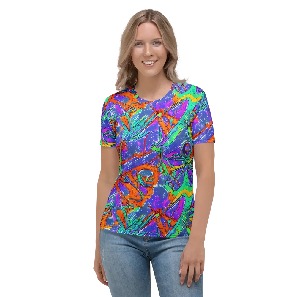 Hypercolor Splash on Women's Crew Neck T-Shirt — Front
