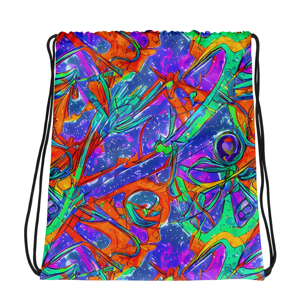 Hypercolor Splash on Drawstring Bag — Photo
