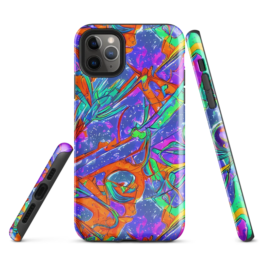 Hypercolor Splash on Tough Case for iPhone® — Front
