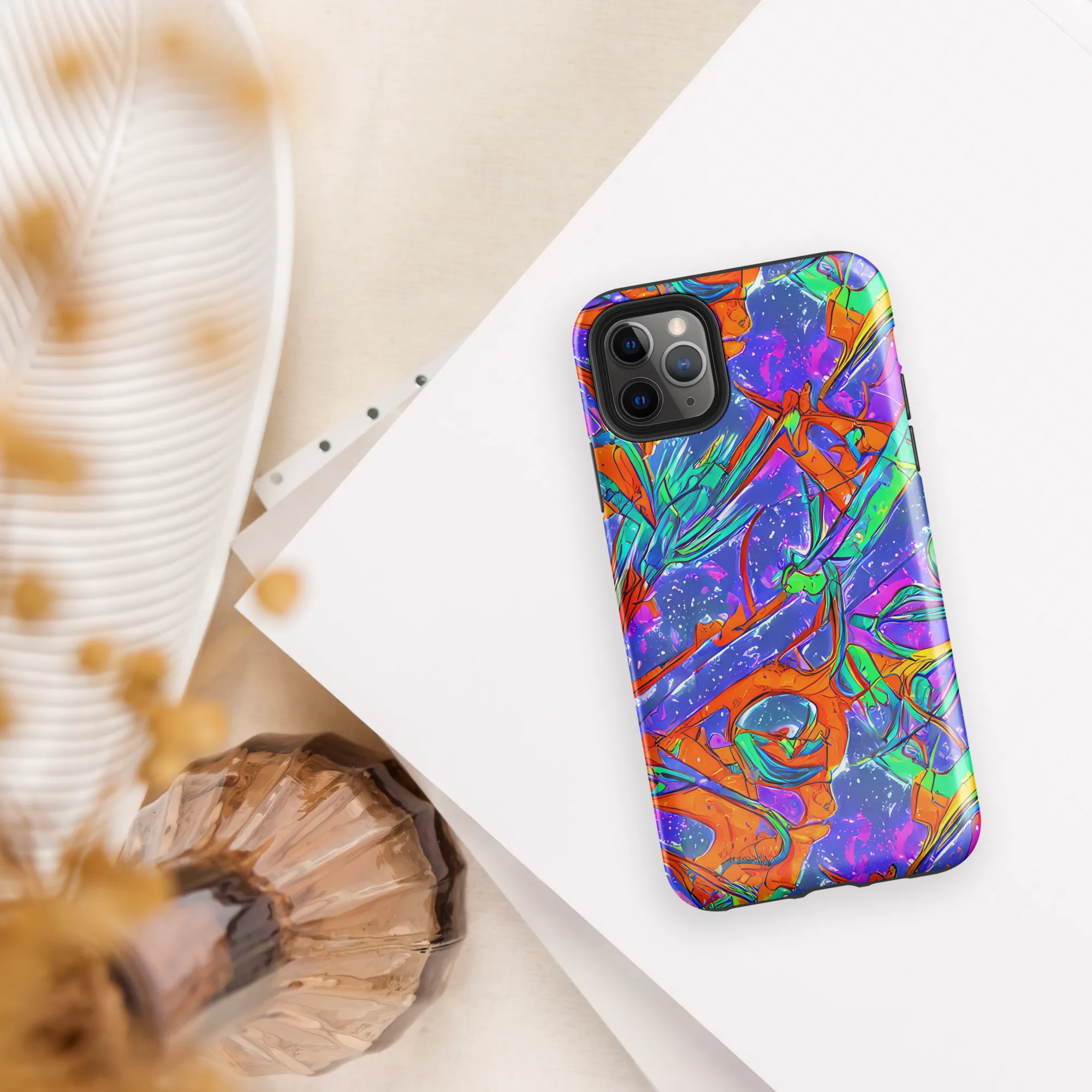 Hypercolor Splash on Tough Case for iPhone® — Front