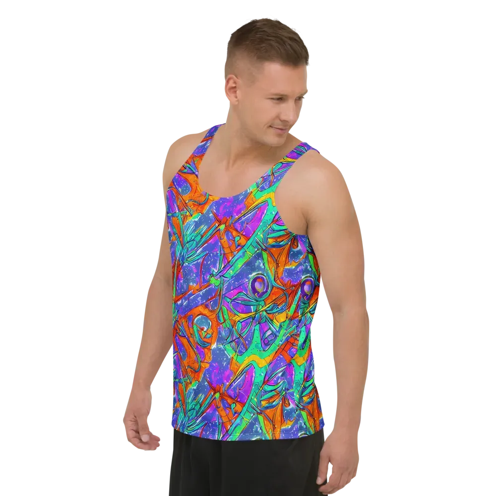 Hypercolor Splash on Men's Tank Top — Left Front