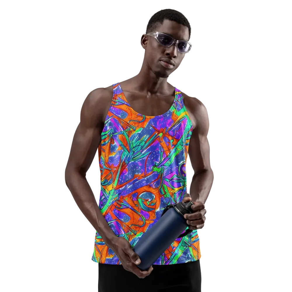 Hypercolor Splash on Men's Tank Top — Front
