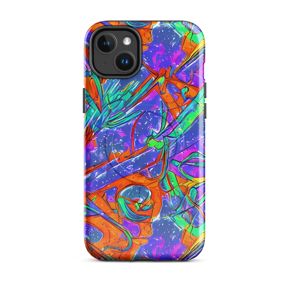 Hypercolor Splash on MagSafe Tough Case for iPhone® — Front