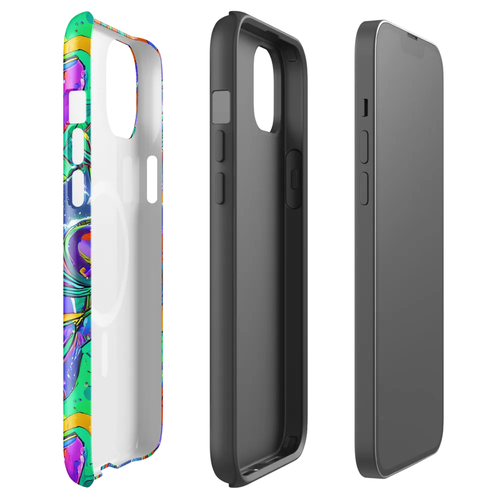 Hypercolor Splash on MagSafe Tough Case for iPhone® — Front