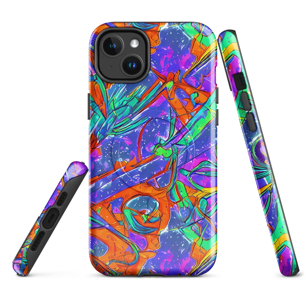 Hypercolor Splash on MagSafe Tough Case for iPhone® — Front