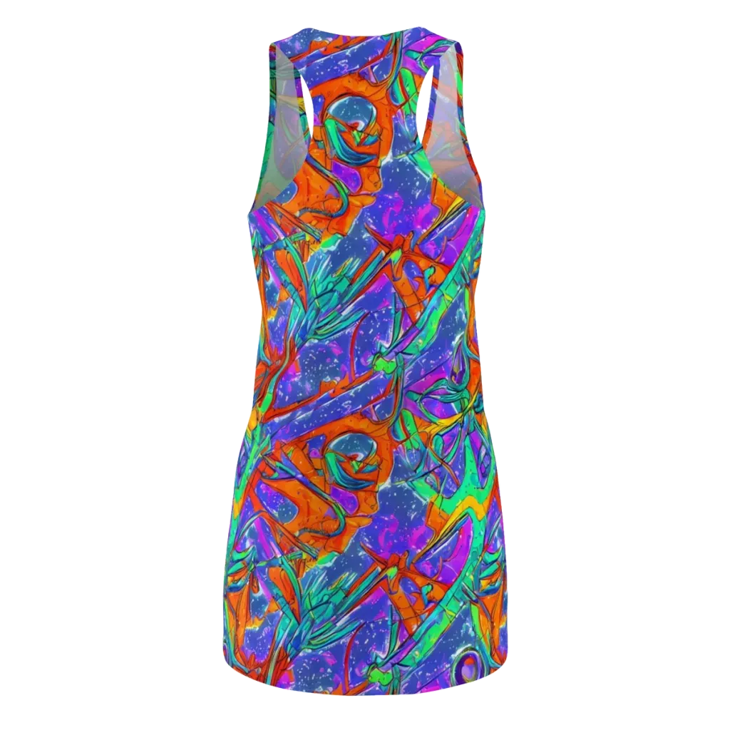 Hypercolor Splash on Racerback Dress — Back