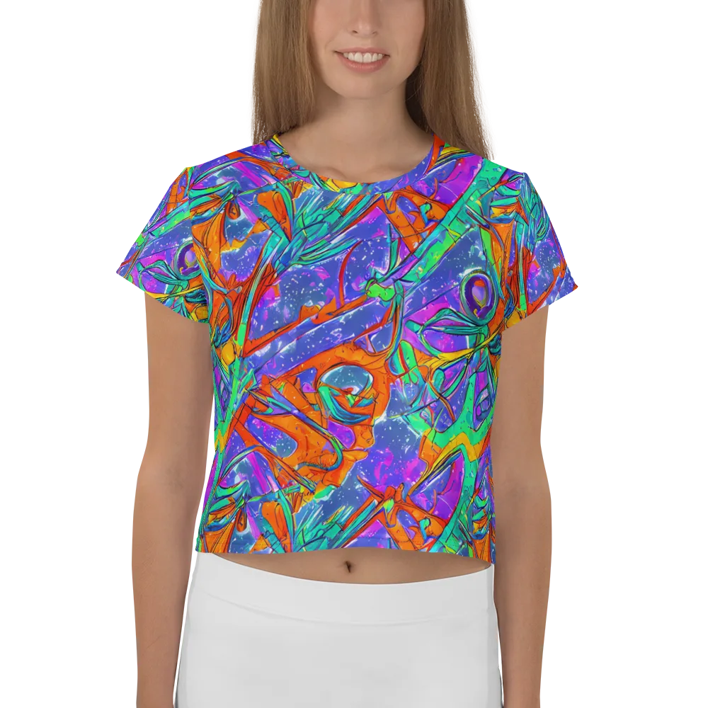 Hypercolor Splash on Crop Tee — Front