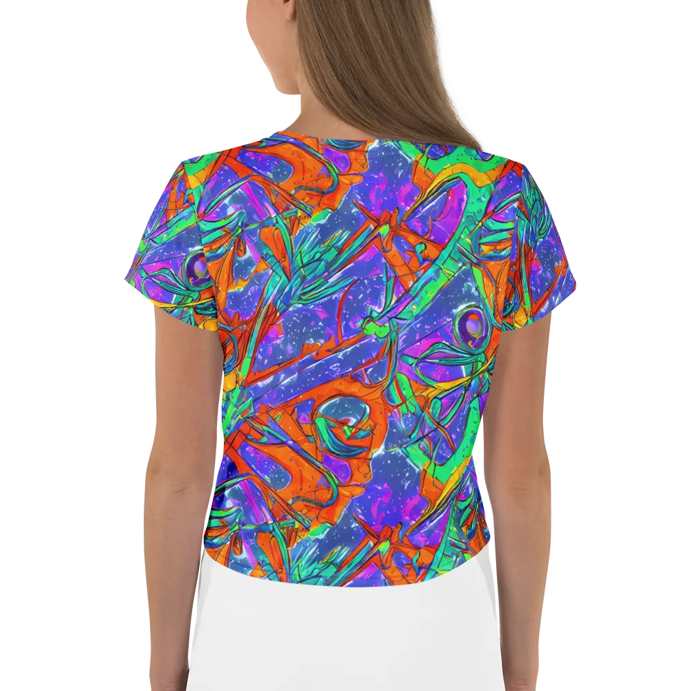 Hypercolor Splash on Crop Tee — Back