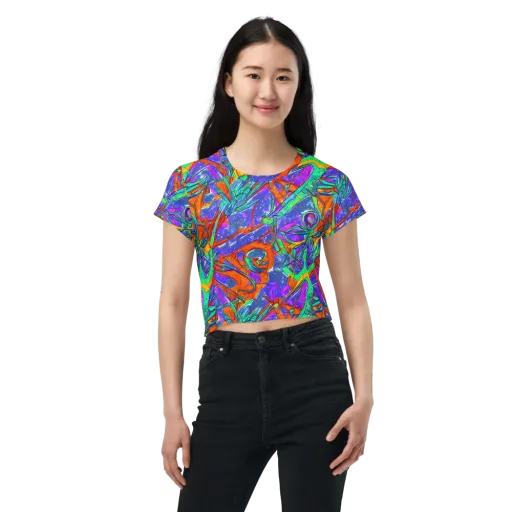 Hypercolor Splash on a Crop Tee