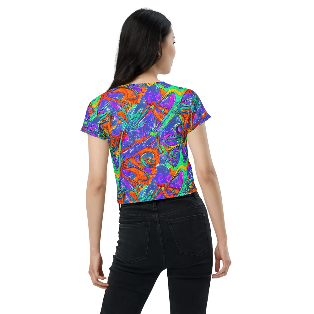 Hypercolor Splash on Crop Tee — Back